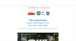 Desktop Screenshot of gilisautomotive.com